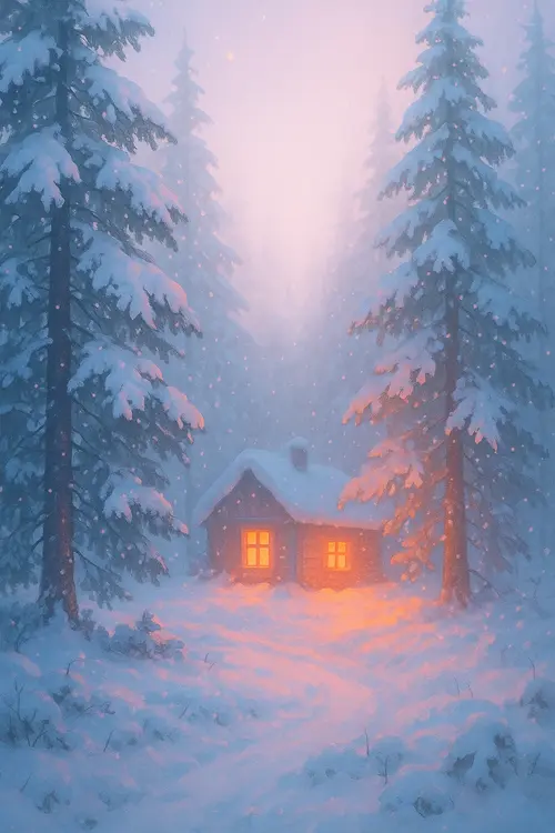 Snow Aesthetic Christmas wallpaper